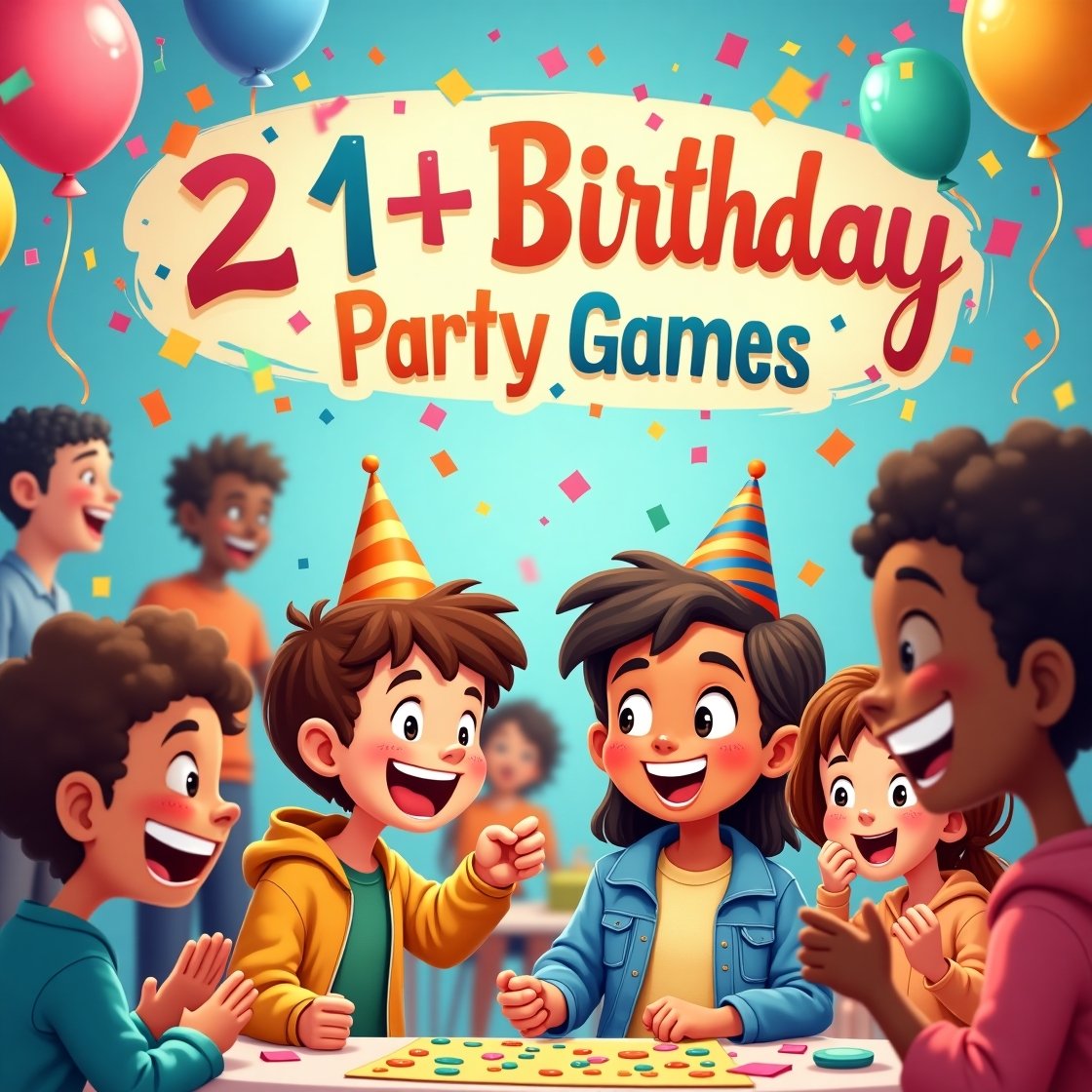 21+ Birthday Party Games for 10-Year-Olds