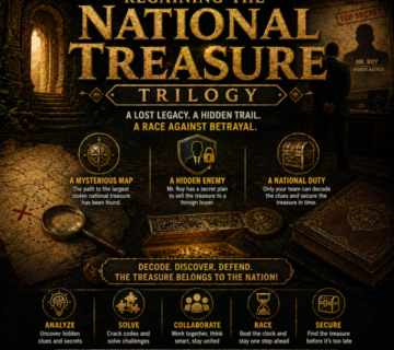 Remote teams solving treasure hunt clues and puzzles during a virtual team-building adventure.